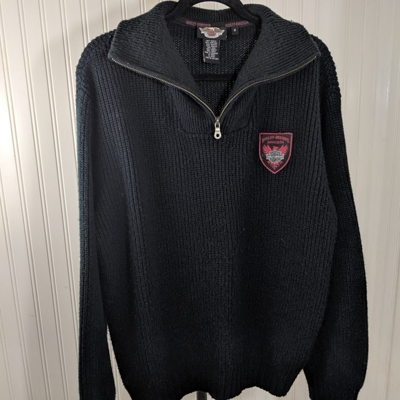 Harley Davidson Men's Knitted Sweater - Picture 6 of 6